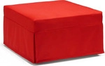 Klappbett Ancilla, Puff umwandelbar in Einzelbett, 100% Italy, Sitzpuff aus...