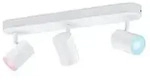 WiZ IMAGEO 3 x einstellbarer Spot, Bluetooth, Wei&szlig;, LED, Metall, GU10, 2200 K -