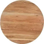 vidaXL Esstisch 80 cm Massivholz Akazie - Braun