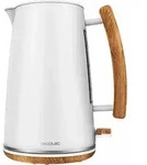 CECOTEC Thermosense 400 Wasserkocher, wei&szlig; - Braun/Wei&szlig;