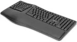 Digitus Ergonomische Tastatur, kabellos, 2,4 GHz, Volle Gr&ouml;&szlig;e (100%), Kabellos, RF