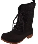 Kamik Damen Winterstiefel Sienna 3 NK2476 Schwarz - Schwarz - 42
