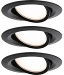 Paulmann LED Einbauleuchte Nova Plus Basisset schwenkbar - Schwarz