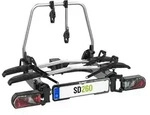 EUFAB 11596 Anh&auml;ngerkupplung Fahrradtr&auml;ger 2-Fahrr&auml;der 60kg Max - Grau