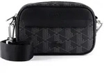 LACOSTE Umh&auml;ngetasche The Blend Reporter Bag Noir Gris schwarz mehrfarbig -