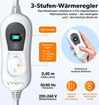 sinnlein Heizkissen elektrisch T&uuml;rkis W&auml;rmekissen Heizdecke Heizmatte Nacken