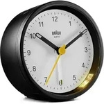 Braun BC12BW, Quarzwecker, Rund, Schwarz, Wei&szlig;, 12 h, Summer, Akku - Schwarz/Wei&szlig;