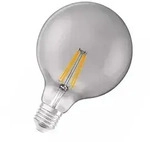 LEDVANCE SMART+ WiFi Filament Globe, Intelligentes Leuchtmittel, WLAN, Grau, E27,