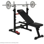 HAMMER Hantelbank Force 4.0 mit Rack, Schr&auml;gbank, bis max. 180 kg K&ouml;rpergewicht -