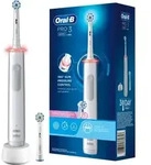 Oral-B PRO 3 3000 Sensitive Clean White JAS22 - Silber