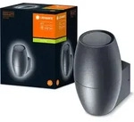 Ledvance Wandleuchte Endura Classic Cannon Wall Up dunkelgrau IP44 max. 35W...