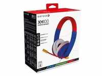 Gioteck XH100S, Kabelgebunden, Gaming, 20 - 20000 Hz, 200 g, Kopfhörer, Blau, Rot
