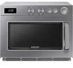 SAMSUNG Mikrowelle MJ2651 mit 1500W und 26 Liter aus Edelstahl Keramik - Silber
