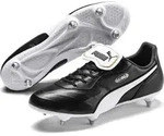 Puma KING Top SG Fu&szlig;ballschuhe Erwachsene schwarz wei&szlig; Gr 42,5 - Schwarz - 42,5