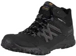 Regatta Herren Edgepoint wasserdichte mittelhohe Wanderschuhe, Schwarz 41 EU -
