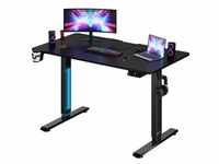 CASARIA® Höhenverstellbarer Schreibtisch mit Tischplatte Elektrisch LCD-...