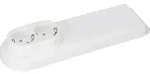 RULA Slk-Tank 3651010 Fussbodensteckdose weiss 2-fach - Wei&szlig;