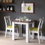 Esstisch Vicco Karlos Nussbaum 80 x 80 cm, Model 29019 - Braun