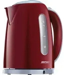 MPM MCZ-85/B2 Wasserkocher 1,7 l - Silber/Dunkelrot