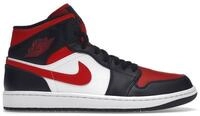 Jordan 1 Mid White Black Red (2022) - EU 44