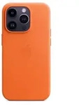 Leder Case mit MagSafe, Handyh&uuml;lle - Orange