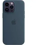 Apple Silicone Case with MagSafe Storm Blue, f&uuml;r iPhone 14 Pro Max, MPTQ3ZM/A - Blau