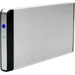 Fantec FB-C25US2, HDD-Geh&auml;use, 2.5", SATA, 3 Gbit/s, USB Anschluss, Silber