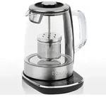 H.Koenig elektrischer Wasserkocher TI600/ 1,5L Glaskanne/