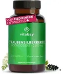 Vitabay Traubensilberkerze 2.500 mg &ndash; 120 vegane Kapseln &ndash; Cimicifuga...