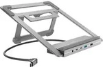 Hama USB-C-Docking-Station 200139 Connect2Office Stand f.Notebooks,12Ports - Grau