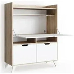 Sekret&auml;r Schreibtisch Vicco Berdi Sonoma 110 x 45 cm, Model 36748 - Braun