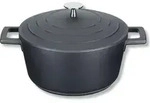 MasterClass Induktionssichere Antihaft-Kasserolle 28 cm 2,5L Topf mit Deckel -