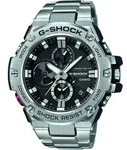 Casio GST-B100D-1AER G-SHOCK Chronograph Uhr Herrenuhr Kunststoff Chrono Datum silber