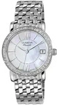 Dugena Damen-Armbanduhr Rondo Petit Stone, Quarz, Edelstahl, 54 Zirkonia, 5 bar