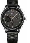 Tommy Hilfiger DRESSED UP 1791420 Herrenarmbanduhr - Gold/Schwarz