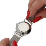 ROSEFIELD Damenuhr Tribeca Mesh Silber 33mm TWS-T52 - Silber/Wei&szlig;