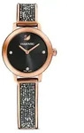 Swarovski Damen Uhr 5376068 Cosmic Rock, Metallarmband, schwarz, ros&eacute;...