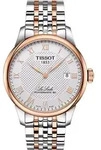 Tissot Le Locle Powermatic 80 Herrenuhr silber ros&eacute;gold T006.407.22.033.00 - Silber
