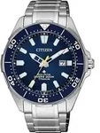 Citizen BN0201-88L Eco-Drive Super-Titanium Promaster Herrenuhr 44mm 20ATM - Silber