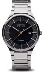 Bering 15239-779 Herrenuhr, TitanSolar, SilberSchwarz - Silber