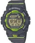 Herrenuhr G-SHOCK GBD-800-8ER, grau, Sportuhr mit Schrittz&auml;hler. - Schwarz