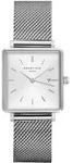 ROSEFIELD Damenuhr Boxy Silber eckig Mesh QWSS-Q02 - Silber