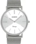 Oozoo Armbanduhr silber Edelstahl C9904A Vintage Series Herren Analog-Quarzuhr
