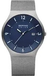 Bering 14440-007 Herrenuhr, MilanaiseSolar, Silber - Grau