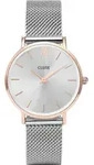 Cluse CW0101203004 Damen-Armbanduhr, Edelstahl-Geh&auml;use, Metall-Armband - Rosa/Silber