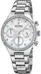 Festina Damen Uhr Boyfriend F20401/1 Edelstahl Armbanduhr silber UF20401/1 - Silber