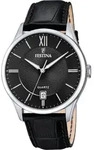 Festina Herren Uhr Klassik F20426/3 Leder Armbanduhr Sport schwarz UF20426/3 -