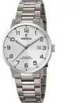 Festina Herren Uhr Klassik F20435/1 Titan Analog Armband-Uhr silber UF20435/1 -