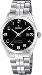 Festina Herren Uhr Klassik F20437/4 Edelstahl Armband-Uhr silber UF20437/4 - Silber