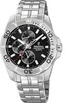 Festina Herrenuhr F20445/3 Silber Schwarz - Silber